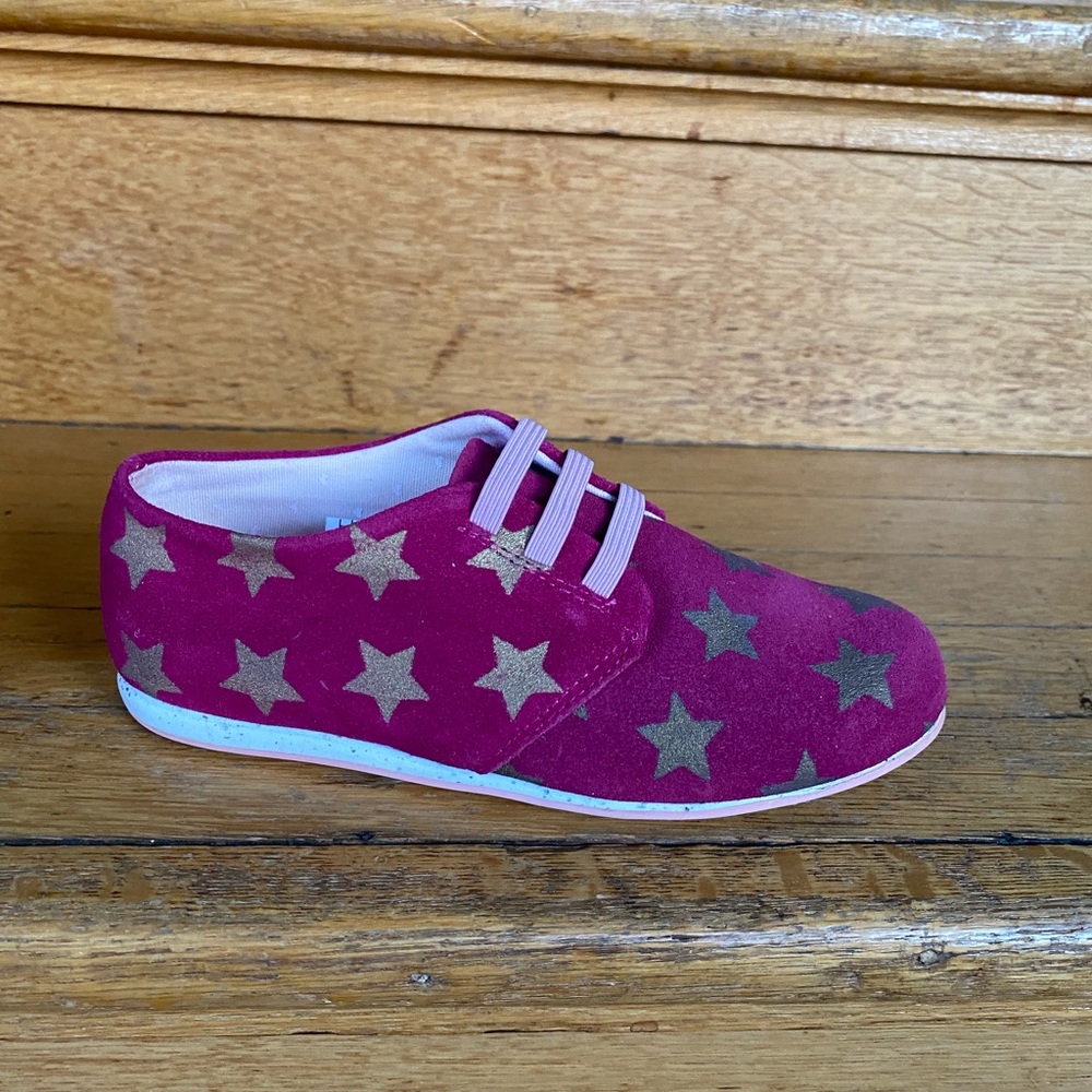 Emu Australia NWOT girls pink suede slip on sneakers